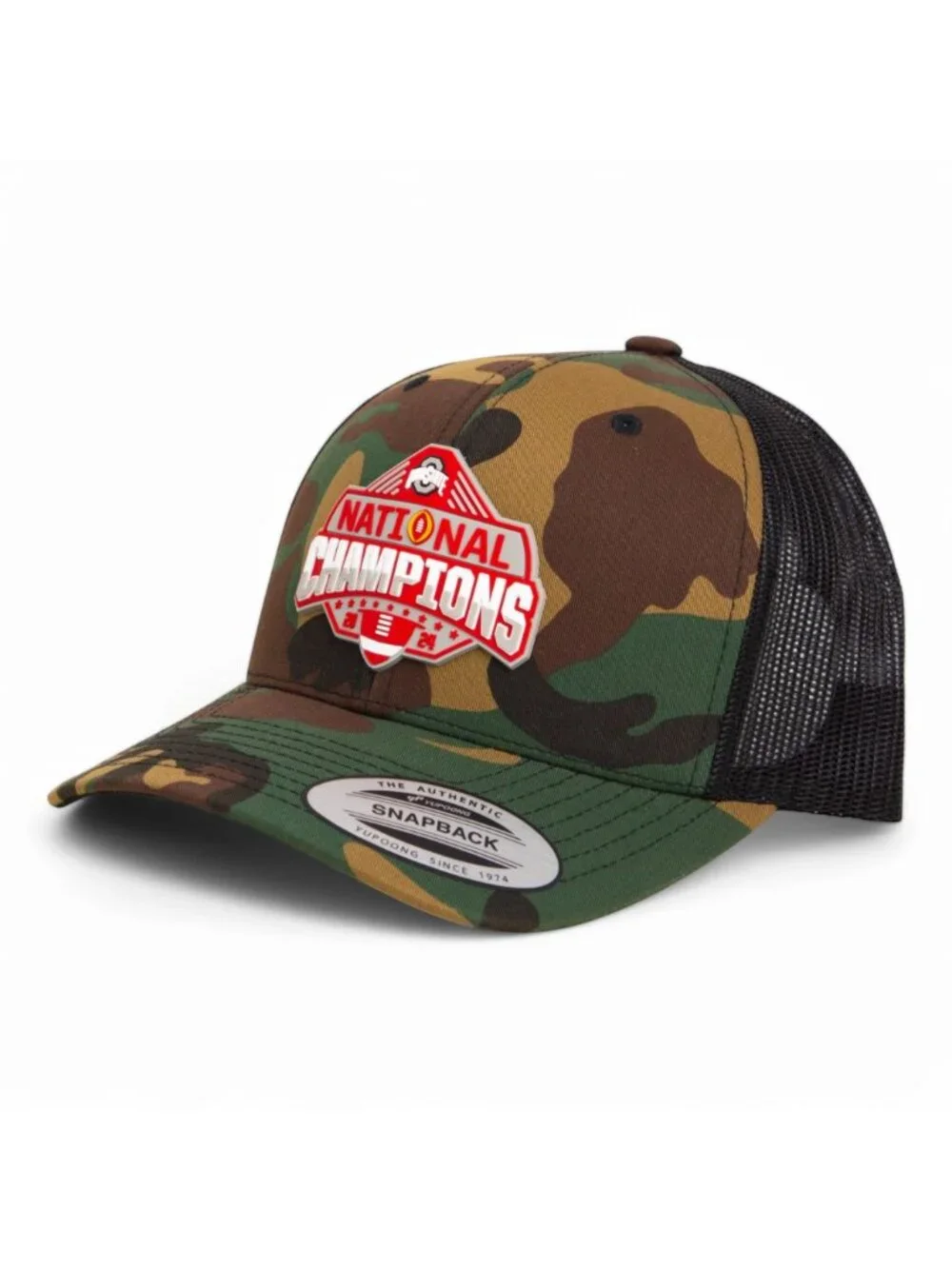 Ohio State Buckeyes 2024 CFP National Champions YP Classic Snapback Trucker Hat